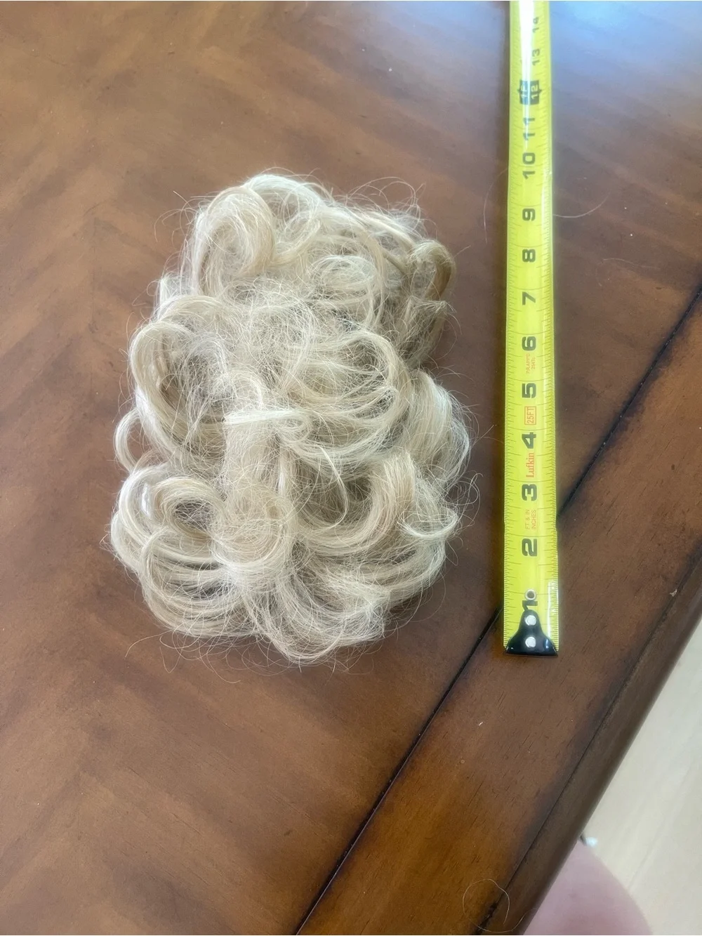 Blonde Curly Hair Extensions - Natural-Look /pony/clip Updo Pieces